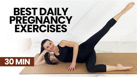 30-Min Pregnancy Exercise & Stretch Routine For A Healthy Pregnancy!