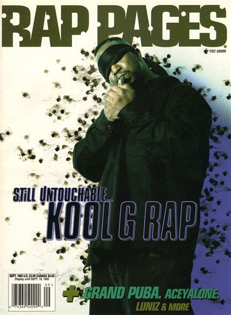 HipHop-TheGoldenEra: Kool G Rap interview in RAP PAGES - Sept 1995