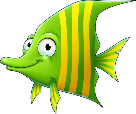 Green Cartoon Fish Clip art - Fishing caryoon png download - 3947*3335 ...