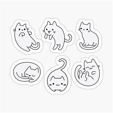 "Cat Pack" Sticker for Sale by SunshineMeow | Redbubble