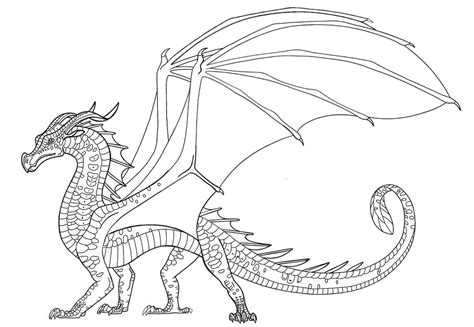 Wings of Fire Coloring Pages | 60 Pictures Free Printable | Dragon coloring page, Prince dragon ...