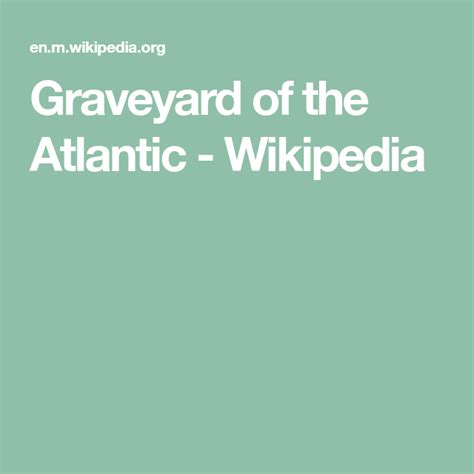 Graveyard of the Atlantic - Wikipedia Graveyard, Scuba Diving, Atlantic ...