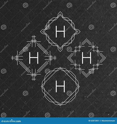 Vector floral monogram stock vector. Illustration of banner - 62872851