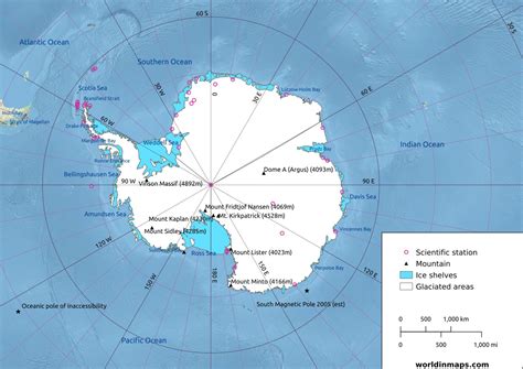 Antarctica - World in maps