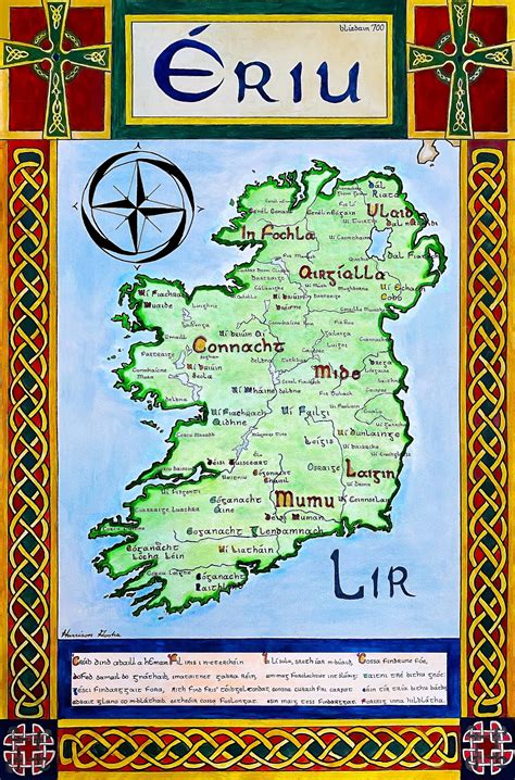 Map of Medieval Ireland - Etsy