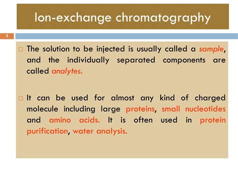 PPT - Ion exchange chromatography PowerPoint Presentation, free ...