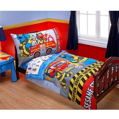 Fire Department- 4pc Toddler Bedding Set | Toddler bed set, Bed, Toddler bed