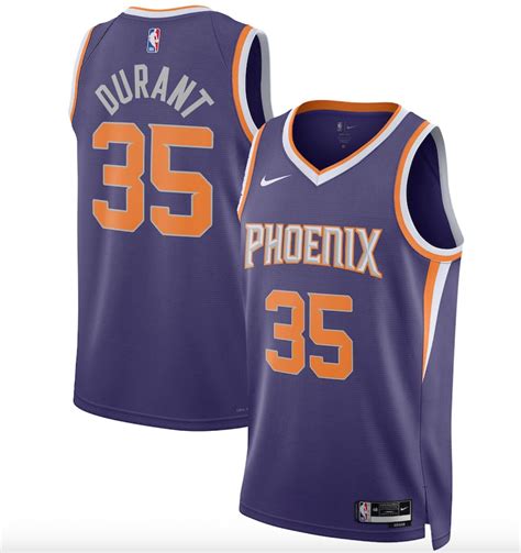 Kevin Durant Suns Jersey: Where to buy Phoenix Suns gear online ...