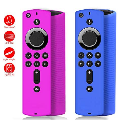 [2 Pack ] Firestick Remote Cover Case, Silicone Fire Remote Cover Case ...