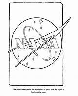 Nasa Coloring Pages  Space Exploration Outline sketch template