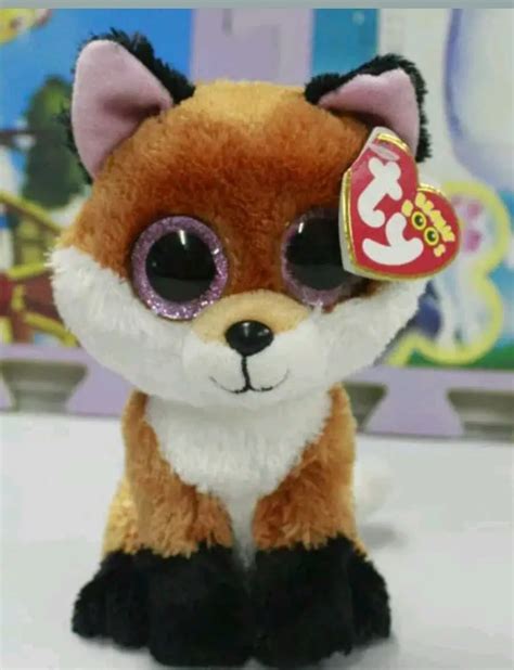 Ty Beanie Boos 6-Inch Slick Brown Fox Plush Beanie Baby Plush Stuffed Doll Toy C | eBay