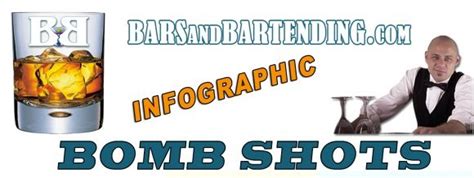 Bomb Shots Infographic - Bartending Infographic w/ 9 Bomb Shot Recipes