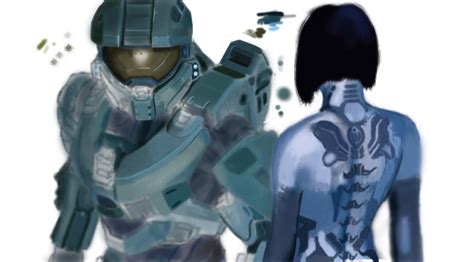 Master chief and cortana (halo 4) by Nozzi94 on DeviantArt