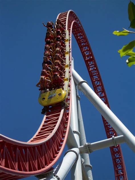 Roller Coaster Drop stock photo. Image of midway, train - 1711368