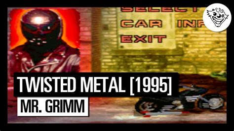 Twisted Metal (1995) - Walkthrough - Contest Mode - #9 Mr. Grimm - YouTube