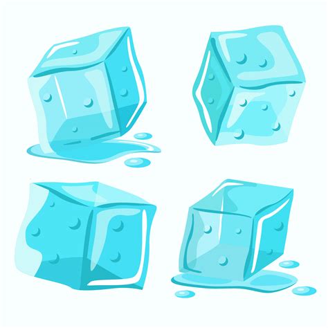 Ice Cube Vector 516975 Vector Art at Vecteezy