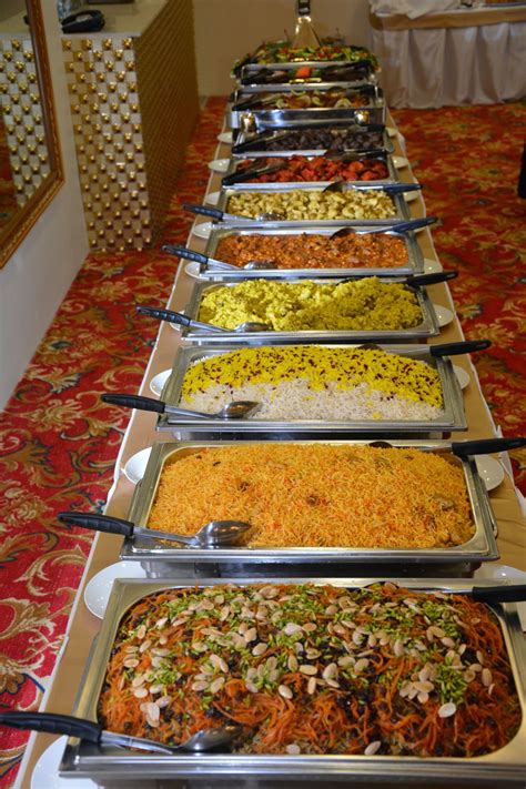 Afghan buffet - Auburn Wedding Reception