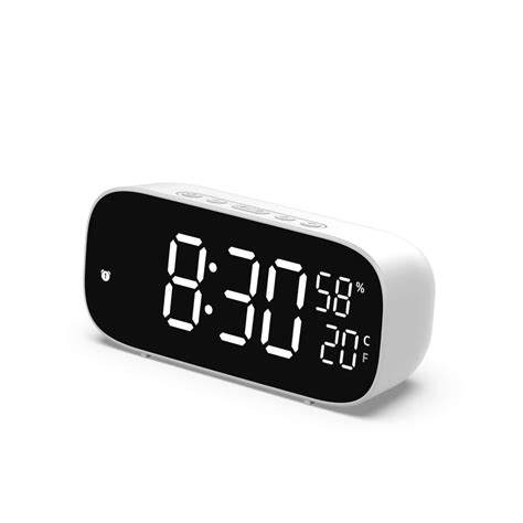 1pc New Multi-Functional Led Electronic Digital Clock Alarm Clock Battery & Plug Dual Use Sound ...