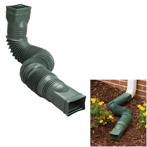 Amerimax Brown Flexible Downspout Extension Gutter Connector Rainwater Drainage - Wibe Blog