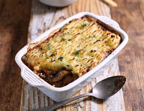 Lentil & Mushroom Cottage Pie Recipe | Abel & Cole