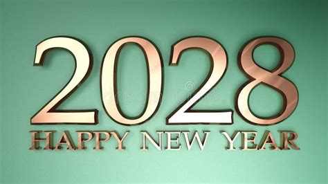 2028 New Year. 2028 New Year On A Yellow Road Billboard Stock ...