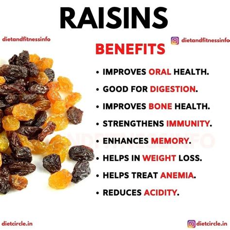 Raisins Benefits | Food health benefits, Fruit health benefits, Healthy food facts