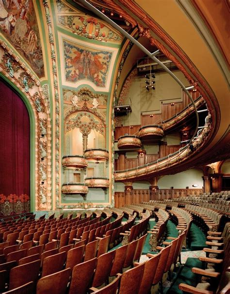 Art Nouveau interior of the New Amsterdam Theatre in New York. #Theatres #Victorian Architecture ...