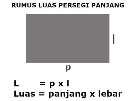 Formula Luas Segi Empat Tepat / Segiempat Jenis Sifat Rumus Contoh Soal Pembahasan - D'Bura Qua'lon