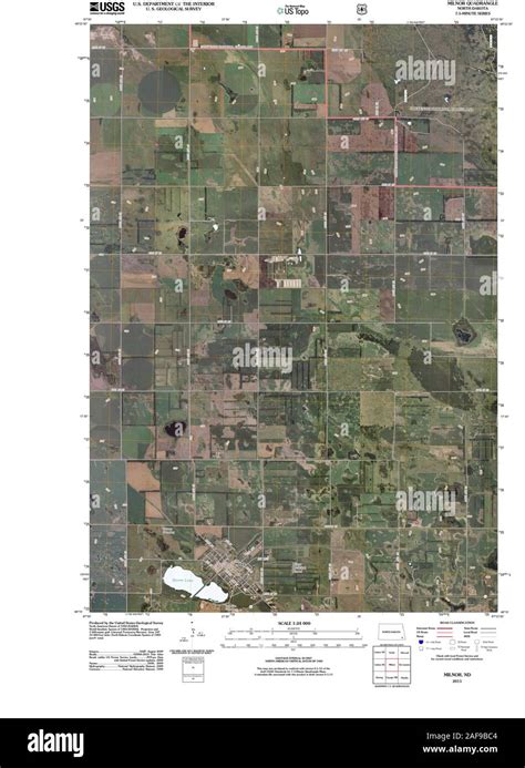 Map of milnor north dakota Cut Out Stock Images & Pictures - Alamy