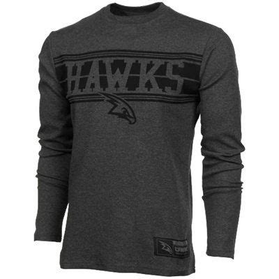 Atlanta Hawks Five Boro Thermal Premium Long Sleeve T-Shirt - Charcoal | Long sleeve tshirt men ...