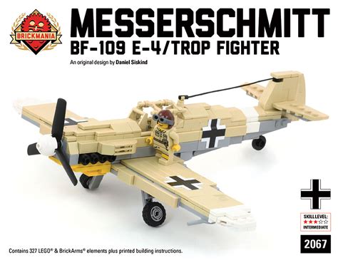 Messerschmitt Bf-109 E-4/Trop - Brickmania Toys