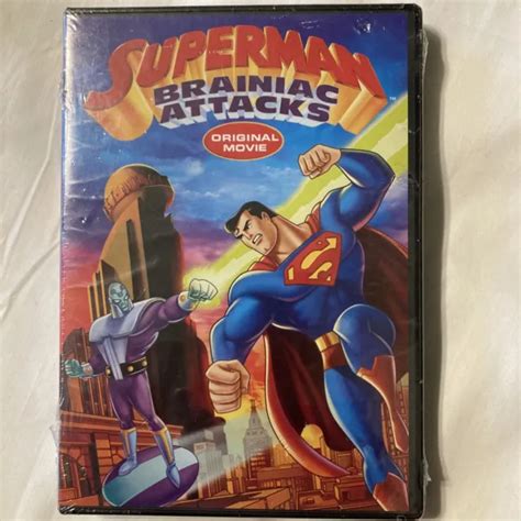 BRAND NEW SUPERMAN: Brainiac Attacks, Original Movie DC Comics (DVD ...