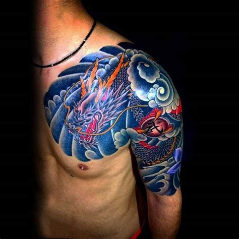 Japanese Dragon Sleeve Tattoos