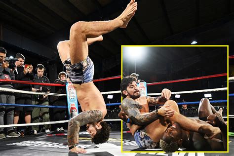 Dillon Danis does WWE and Brazilian Jiu-Jitsu moves during bizarre open ...