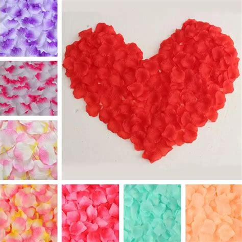 High Quality 3000pcs novia wedding decoration petals Rose Flowers ...