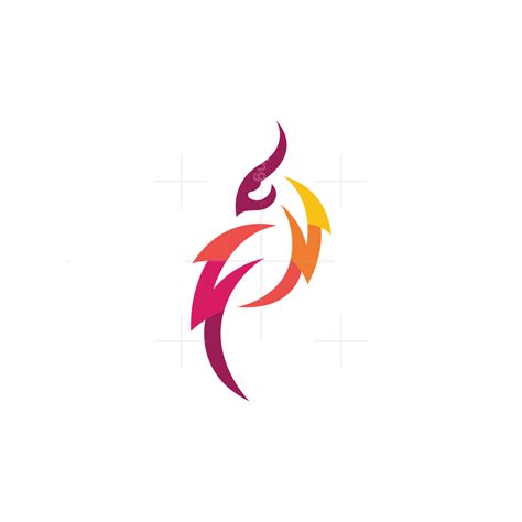 Phoenix Logo Colorful Phoenix Logo Rising Phoenix Logo | Logo design ...