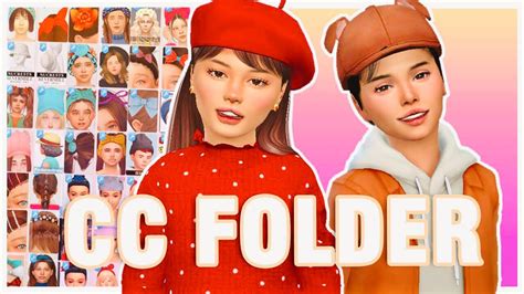 Child HAT CC FOLDER👑 Sims 4 Kids Accessories CC Folder FREE DOWNLOAD (MODS) - YouTube