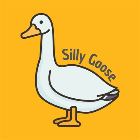 Silly Goose by florida-glory | Silly, Goose drawing, Applique pillows