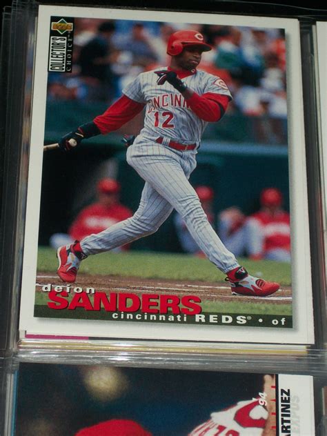 Deion Sanders 1995 UD Collectors choice baseball card