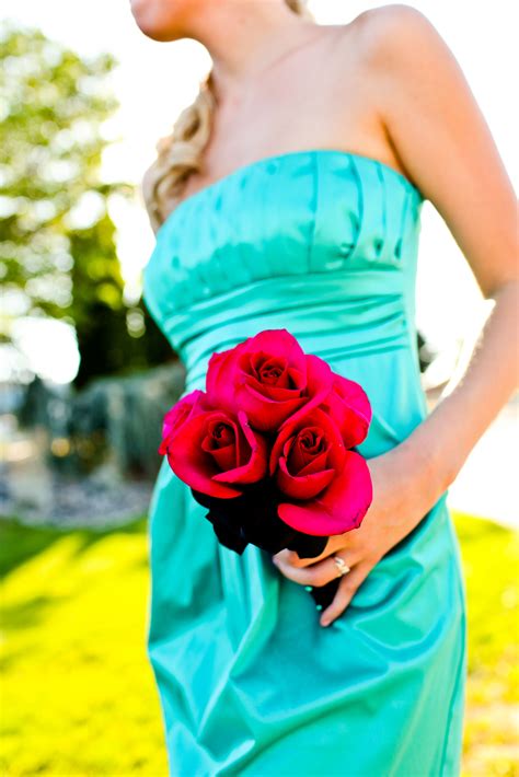 Turquoise & Pink! | Pink turquoise, Dresses, Strapless dress