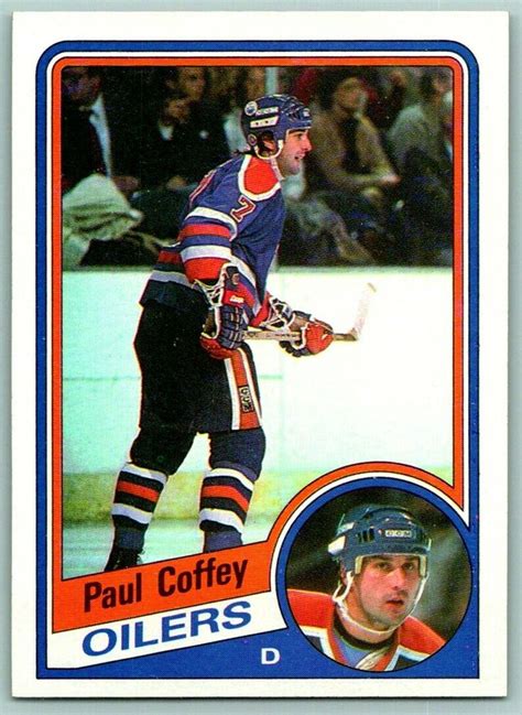 Paul Coffey 1984 1985 Topps Card #50