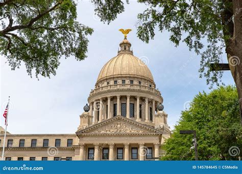 Mississippi State Capitol Building, Jackson, MS Stock Image - Image of ...