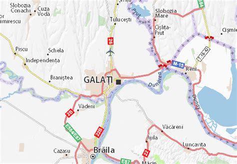 Galaţi Map: Detailed maps for the city of Galaţi - ViaMichelin