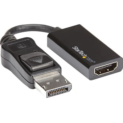 StarTech.com DisplayPort to HDMI Adapter, 4K 60Hz Active DP 1.4 to HDMI 2.0 Video Converter for ...