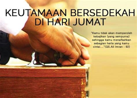 MasyaAllah, Betapa Dahsyatnya Keutamaan Sedekah di Hari Jumat, WAJIB BACA