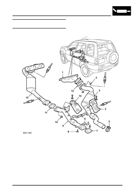 Land Rover Workshop Manuals > Freelander System Description and Operation > MANIFOLD AND EXHAUST ...