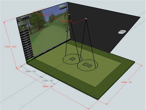 What Are The Dimensiins To Make A Home Golf Simulator