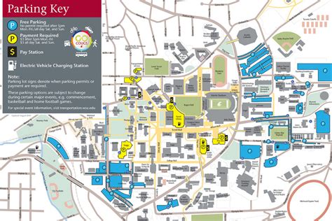 Evening, weekend parking map for WSU visitors | WSU Insider ...