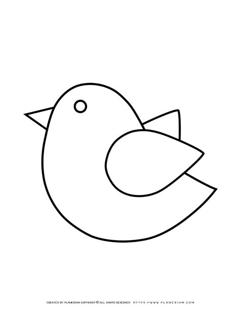 Bird - FREE Printable Template | Planerium