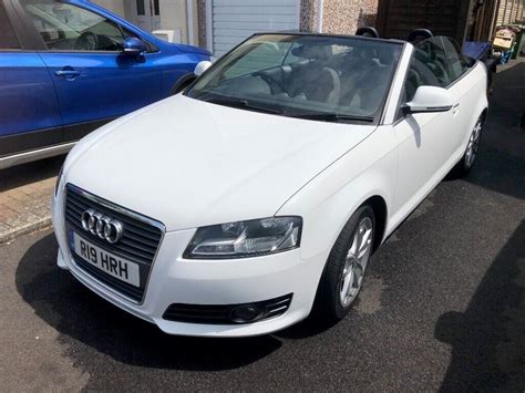 Audi A3 Cabriolet in White 1.6 Petrol - Perfect for the Summer! | in ...